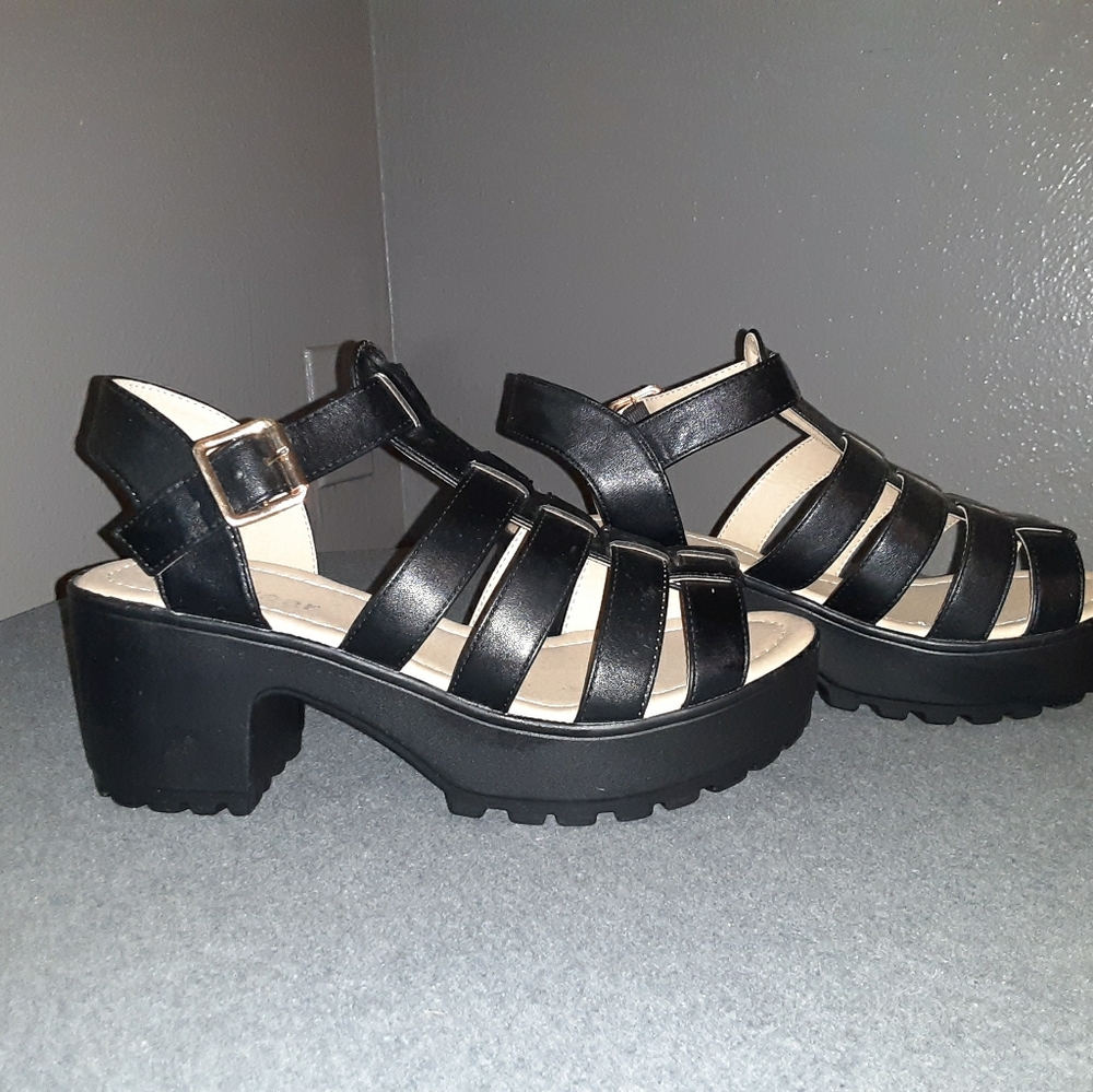 Fishnet Sandals